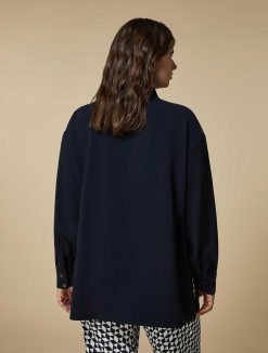 Marina Rinaldi Tunique En Cady Triacetate | Blouses Et Chemises