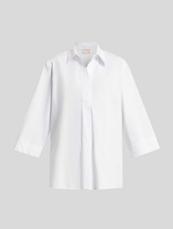 Marina Rinaldi Tunique En Popeline De Coton | Blouses Et Chemises