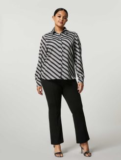 Marina Rinaldi Chemise En Satin Imprime | Blouses Et Chemises