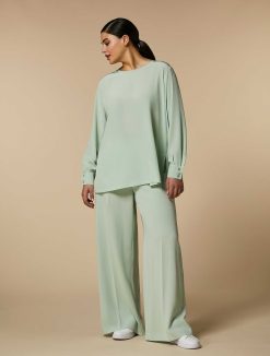 Marina Rinaldi Pantalon Palazzo En Cady Triacetate | Pantalon