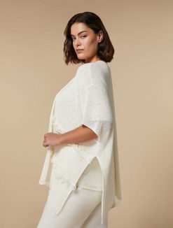 Marina Rinaldi Cardigan En Lin Avec Cordon | Autres Accessoires