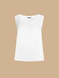 Marina Rinaldi Haut En Jersey Stretch Et Satin | Hauts Et T-Shirts