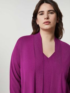 Marina Rinaldi Cardigan En Fil De Viscose | Tricots