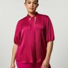 Marina Rinaldi Chemisier En Satin Martele | Blouses Et Chemises