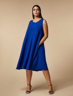 Marina Rinaldi Robe Crepe Envers Satin | Robes