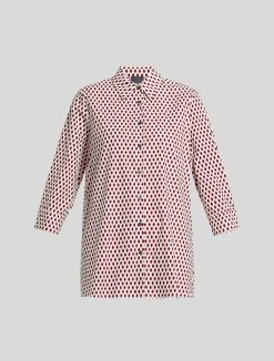 Marina Rinaldi Chemise En Popeline De Coton | Blouses Et Chemises