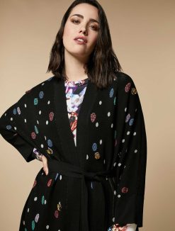 Marina Rinaldi Cardigan Jacquard Brode | Tricots