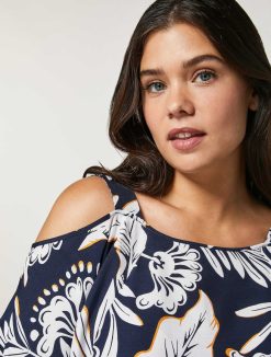 Marina Rinaldi Robe En Viscose Imprimee | Robes