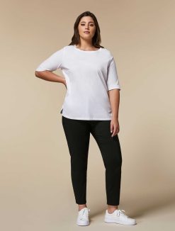 Marina Rinaldi Pantalon Legging En Popeline | Pantalon