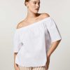 Marina Rinaldi Chemise En Popeline De Coton | Blouses Et Chemises