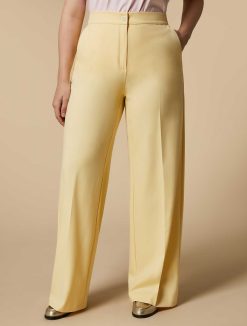 Marina Rinaldi Pantalon Large En Viscose Melangee | Pantalon