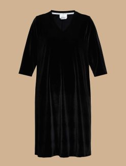 Marina Rinaldi Robe En Jersey De Velours | Robes