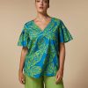 Marina Rinaldi Chemise En Popeline Imprimee | Blouses Et Chemises