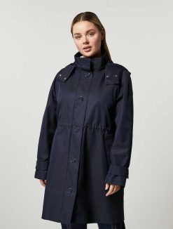 Marina Rinaldi Trench-Coat En Coton Deperlant | Manteaux Et Trenchs