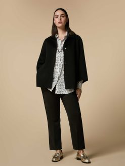 Marina Rinaldi Pantalon Evase En Coton Melange | Pantalon