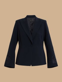 Marina Rinaldi Veste Blazer En Triacetate Brodee | Vetements De Ceremonie