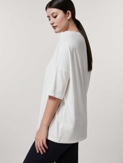 Marina Rinaldi T-Shirt En Jersey De Viscose | Hauts Et T-Shirts