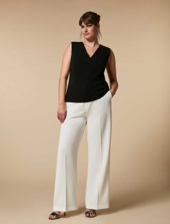 Marina Rinaldi Pantalon Large En Triacetate | Essentiel