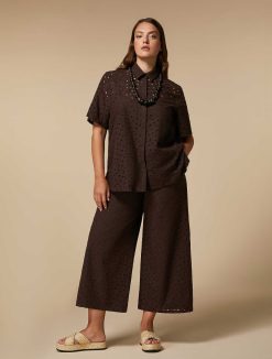 Marina Rinaldi Chemise En Voile De Coton | Blouses Et Chemises