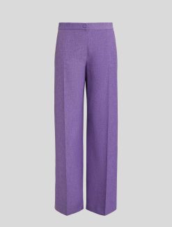 Marina Rinaldi Pantalon Palazzo Aspect Basket | Pantalon