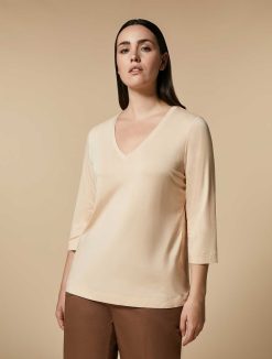 Marina Rinaldi T-Shirt En Jersey De Viscose | Essentiel