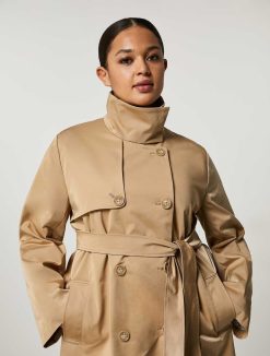 Marina Rinaldi Trench-Coat En Gabardine Deperlant | Manteaux Et Trenchs