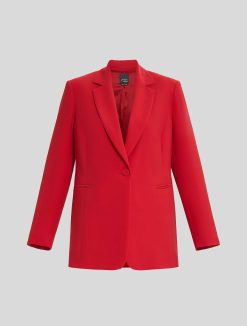 Marina Rinaldi Blazer Crepe Envers Satin | Veste Et Blazers