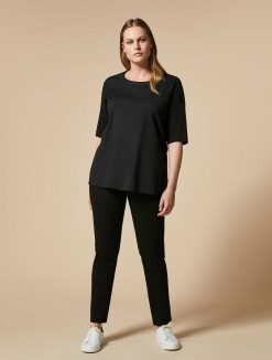 Marina Rinaldi T-Shirt En Jersey Et Popeline | Blouses Et Chemises