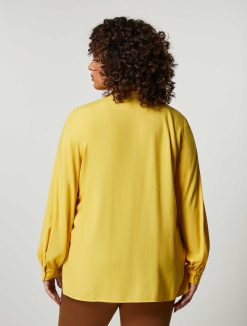 Marina Rinaldi Blouse En Toile De Viscose | Blouses Et Chemises