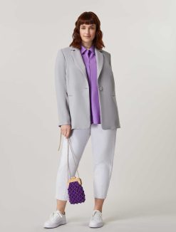 Marina Rinaldi Blazer Crepe Envers Satin | Veste Et Blazers