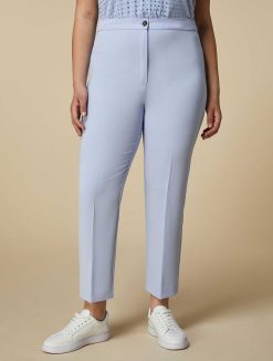 Marina Rinaldi Pantalon Slim En Cady De Triacetate | Essentiel