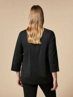 Marina Rinaldi Chemise En Popeline De Coton Melange | Blouses Et Chemises