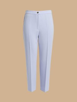 Marina Rinaldi Pantalon Slim En Cady De Triacetate | Essentiel