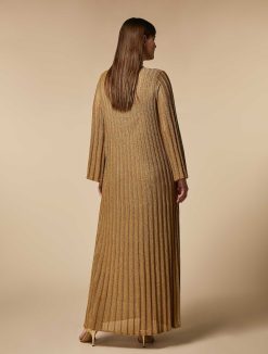 Marina Rinaldi Robe En Fil Lurex | Des Vetements Formels