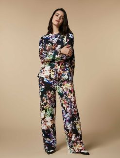 Marina Rinaldi Pantalon En Neoprene Imprime | Pantalon