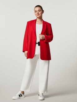 Marina Rinaldi Blazer Crepe Envers Satin | Veste Et Blazers