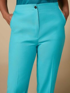 Marina Rinaldi Pantalon En Lin Et Coton | Pantalon