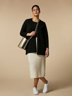 Marina Rinaldi Cardigan En Pure Laine | Tricots