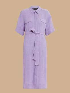 Marina Rinaldi Robe Chemise En Lin | Robes