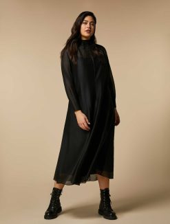 Marina Rinaldi Robe En Voile De Soie Melangee | Robes