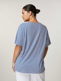 Marina Rinaldi T-Shirt En Jersey De Viscose | Hauts Et T-Shirts