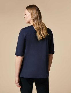 Marina Rinaldi T-Shirt En Jersey Et Popeline | Blouses Et Chemises