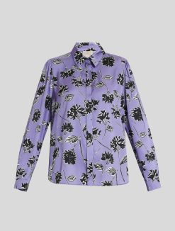 Marina Rinaldi Chemise En Satin Imprime | Blouses Et Chemises