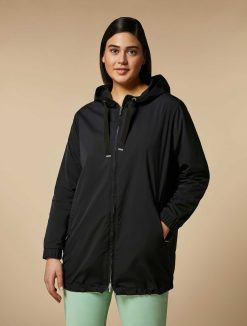 Marina Rinaldi Parka En Toile Hydrofuge | Manteaux Et Trenchs