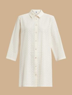 Marina Rinaldi Chemise En Broderie Anglaise | Blouses Et Chemises