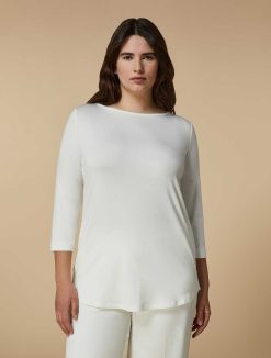 Marina Rinaldi T-Shirt En Jersey De Viscose | Essentiel