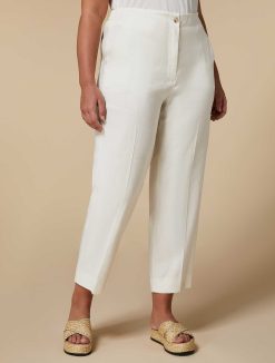 Marina Rinaldi Pantalon En Lin Et Coton | Pantalon