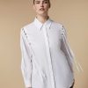 Marina Rinaldi Chemise En Popeline A Franges | Blouses Et Chemises