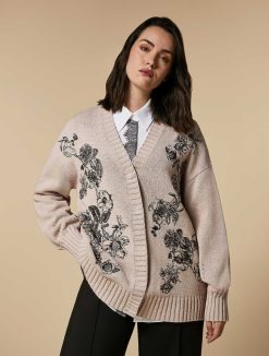 Marina Rinaldi Cardigan En Coton Brode | Tricots