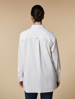 Marina Rinaldi Chemise En Popeline Ornee D'Imprimes | Blouses Et Chemises